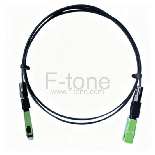 SM 9/125 Duplex Fiber Patch Cable FTTH Drop Cable FRP G652D PVC