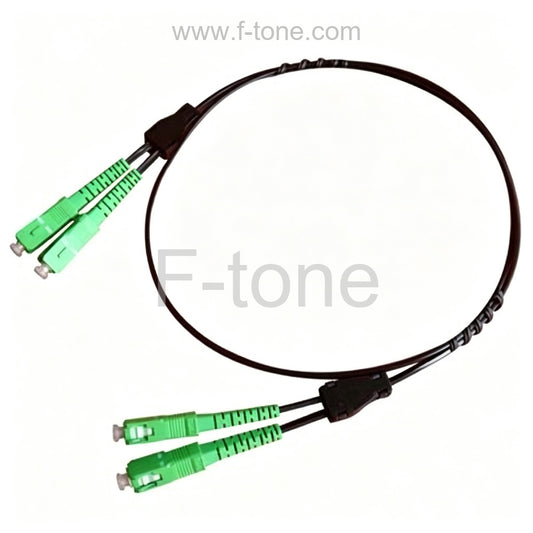 SM 9/125 Simplex Fiber Patch Cable FTTH Indoor Cable KFRP G652D PVC