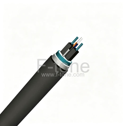 1 Fiber Single-mode Single-armored FRP Strength member PE FTTH Duct Cable-GJFDC