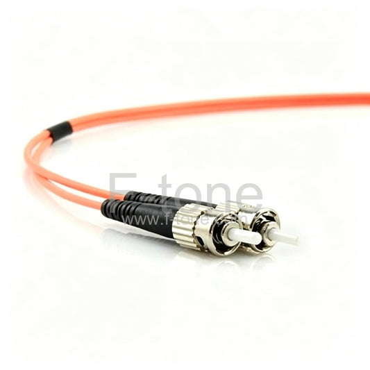 ST-ST Duplex OM4 Multimode Fiber Patch Cable