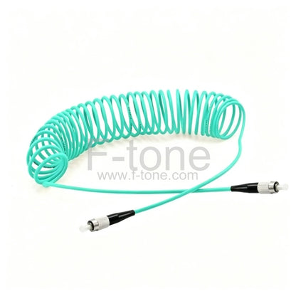 ST-ST Simplex OM4 Multimode Fiber Patch Cable