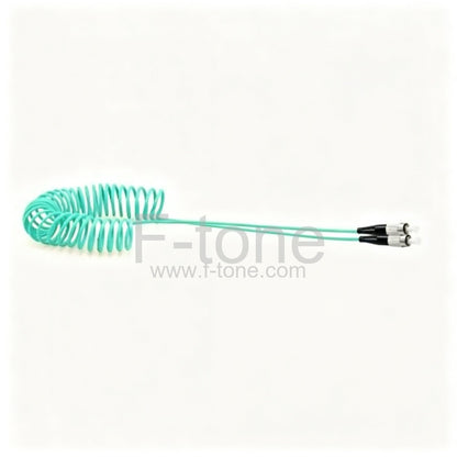 ST-ST Simplex OM4 Multimode Fiber Patch Cable
