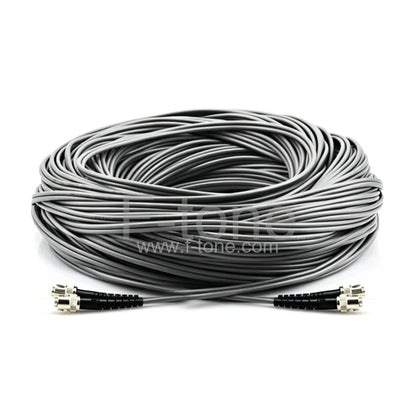 ST/UPC to MTRJ/UPC Duplex Multimode OM1 Armored Patch Cable