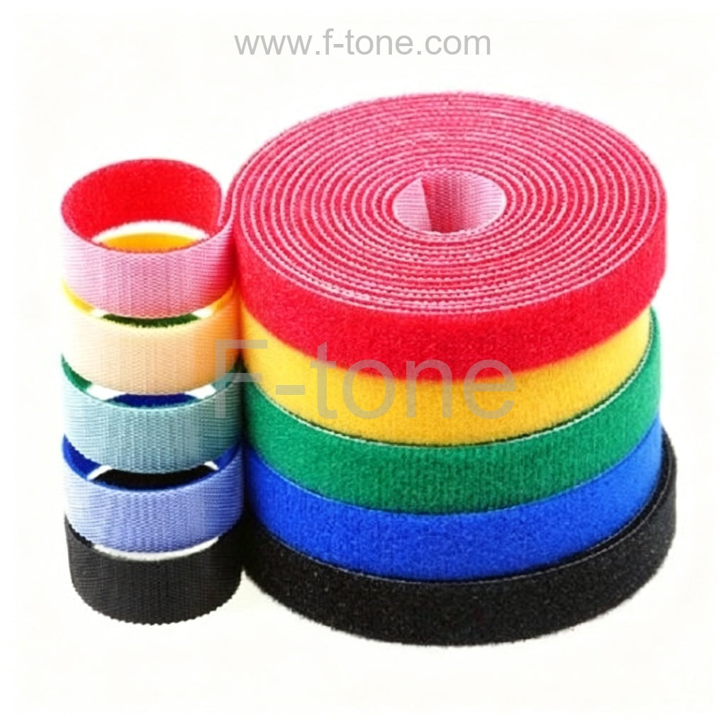 10x100mm Back to Back Magnetic Velcro® cable tie with cable management