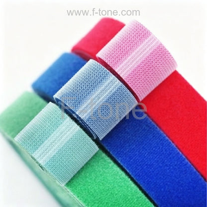10x100mm Back to Back Magnetic Velcro® cable tie with cable management
