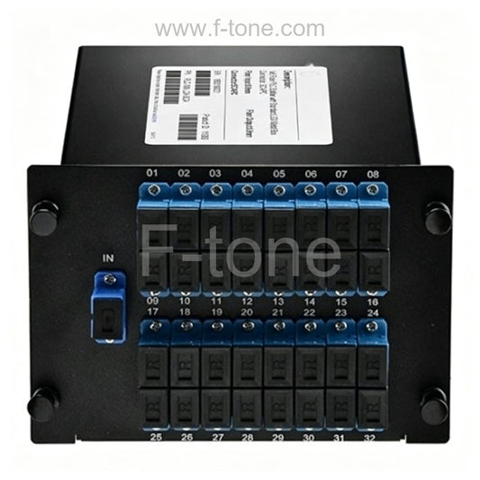 Custom 1xN,2xN Fiber Splitter in FLG Series LGX Cassette, SC/LC, UPC/APC