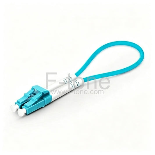 LC OM3 Multimode Fiber Loopback Cable  3.0mm PVC Jacket
