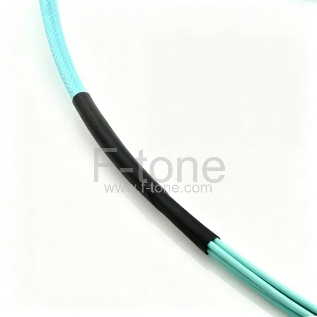 Customized 36 Fibers OM4 Multimode 12 Strands MPO Trunk Cable 3.0mm LSZH/Riser