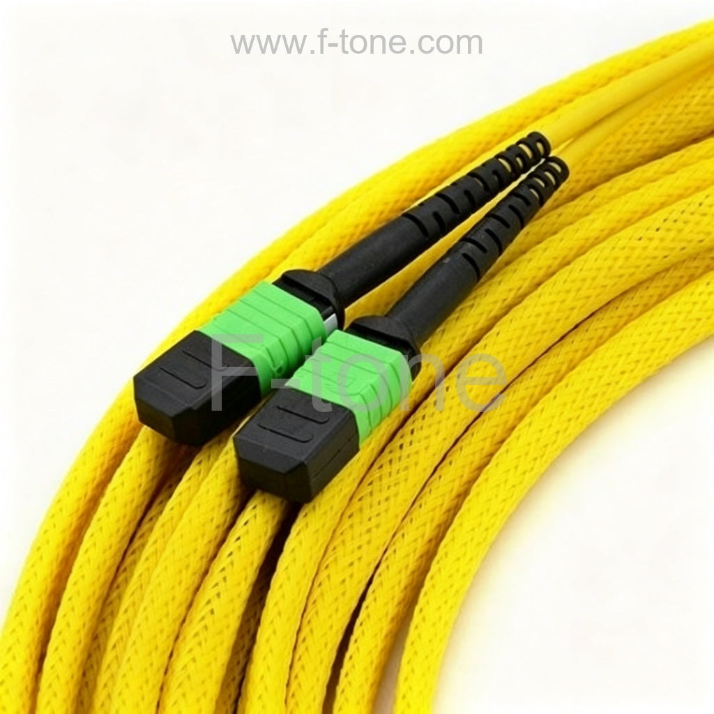Customized 24 Fibers Single Mode 12 Strands MPO Trunk Cable 3.0mm LSZH/Riser
