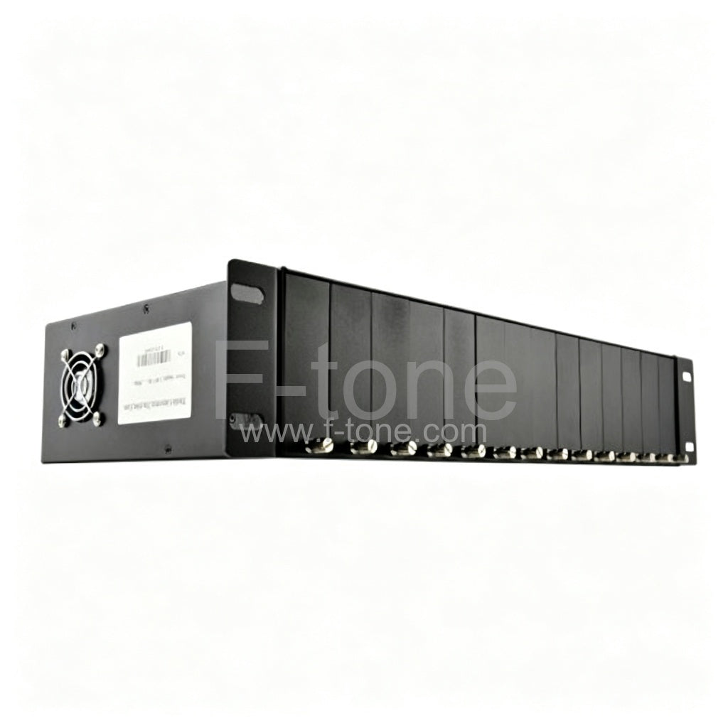 14 Slots Fiber Media Converter Rack Chassis with Single Power