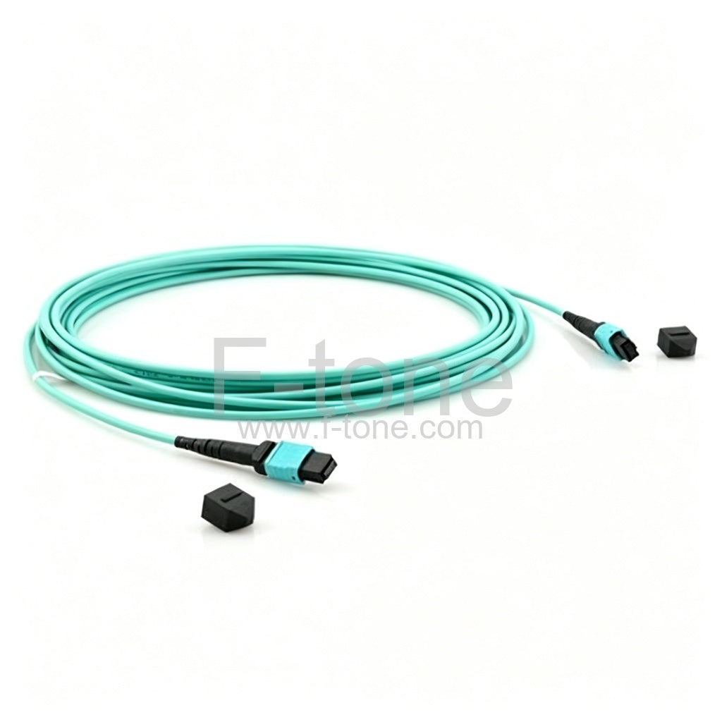 Customized 48 Fibers OM3 Multimode 12 Strands MTP Harness Cable 3.0mm LSZH/Riser