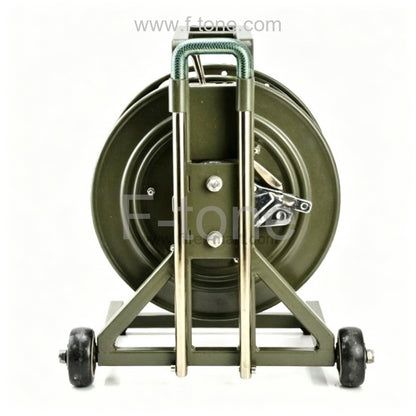 Portable Field Deployable Tactical Fiber Cable Reel 500m