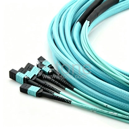 144 Fibers OM3 Multimode 12 Strands MTP Trunk Cable 3.0mm LSZH/Riser