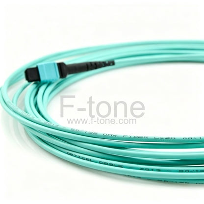 Customized 8 Fibers OM3 Multimode 12 Strands MPO-LC Harness Cable 3.0mm LSZH/Riser