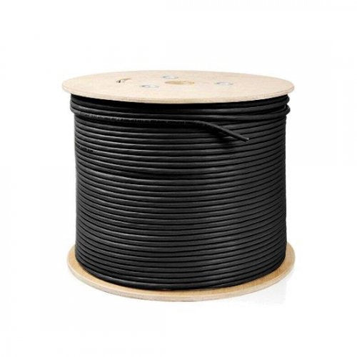 305m (1000ft) Spool Cat7 Shielded and Foiled(SFTP) Solid LSZH Bulk Ethernet Cable Purple