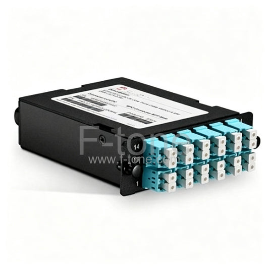 MTP to 6 LC UPC Duplex 0.35dB IL Polarity A 12 Fibers OM4 MTP LGX Cassette