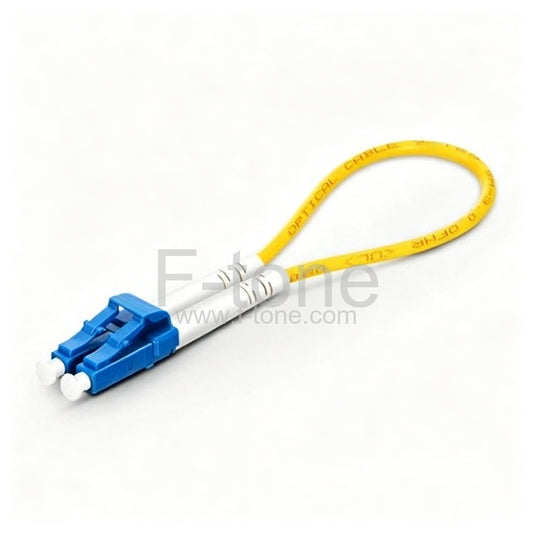 SC/APC Duplex PVC 9/125 Singlemode Fiber Loopback