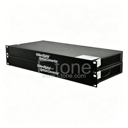 16 Channel Video to Fiber SM 20km Optical Video Multiplexer in Aluminum Alloy Case