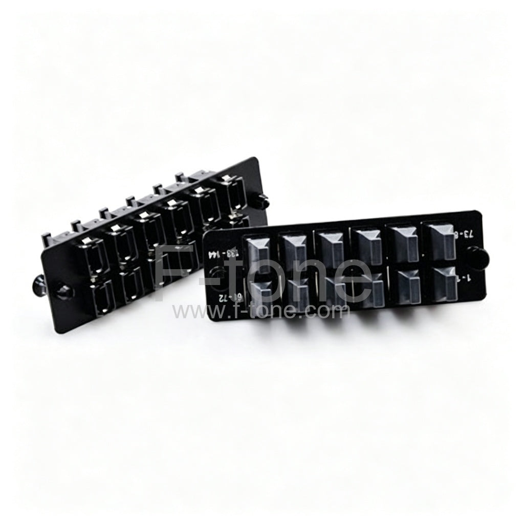 16 Ports MPO/MTP-LC Patch Panel Fiber Adapter Panel Panduit Opticom or QuickNet Fiber Enclosures