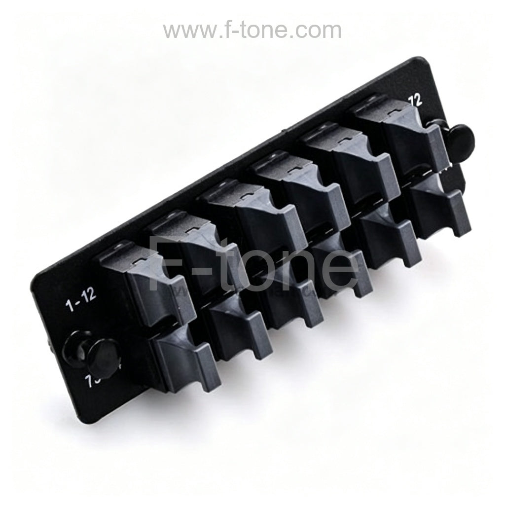 16 Ports MPO/MTP-LC Patch Panel Fiber Adapter Panel Panduit Opticom or QuickNet Fiber Enclosures