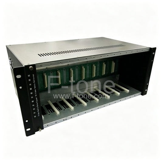 16 Slots Dual Power Supply 19' 2U rack-mount chassis for 1V or 1V1D cards