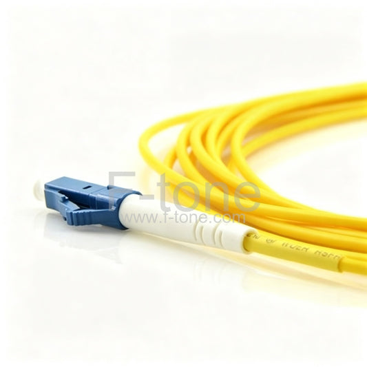 LC UPC to SC UPC Simplex PVC/LSZH/OFNP 9/125 Single Mode Fiber Patch Cable