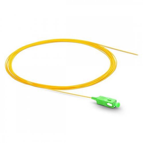 30M SC APC to SC APC Simplex 2.0mm PVC(OFNR) 9/125 Single Mode Fiber Patch Cable