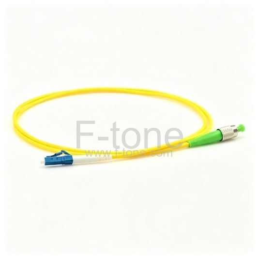 ST UPC to ST APC Simplex PVC/LSZH/OFNP 9/125 Single Mode Fiber Patch Cable