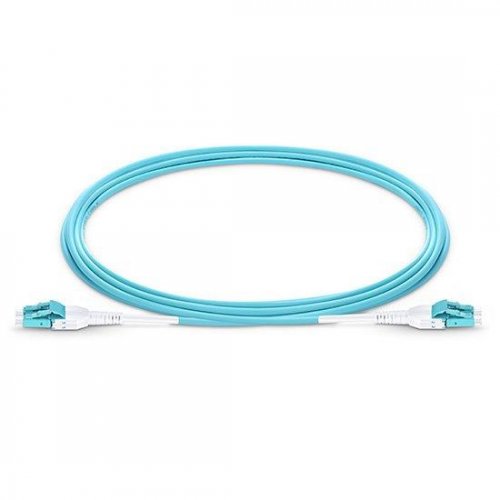 2M LC UPC to LC UPC Duplex 3.0mm PVC(OFNR) SMF  Uniboot Fiber Patch Cable