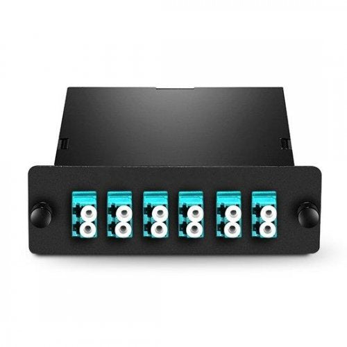 3x MTP Male, 50/50 Split Ratio, 12 Fibers, OM3 10GBASE TAP Cassette