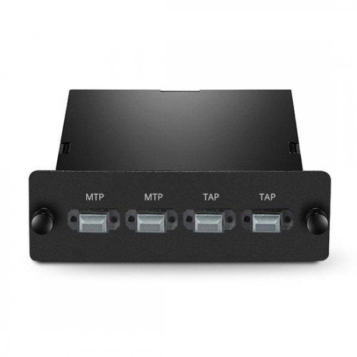 4x MTP Male, 70/30 Split Ratio, 12 Fibers, OM4 40GBASE SR4 TAP Cassette