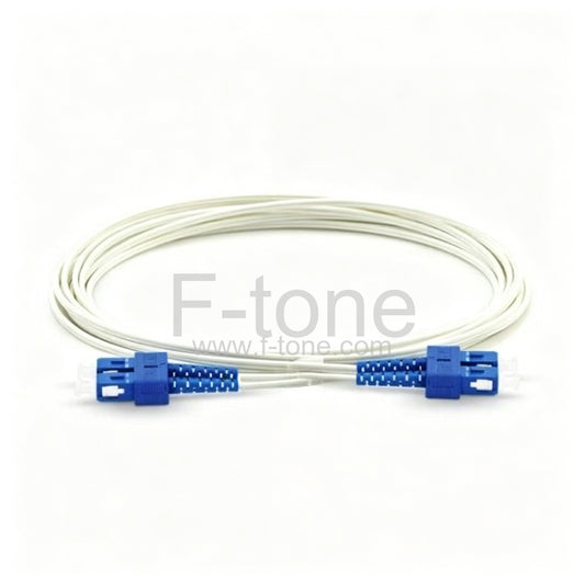 Duplex Singlemode 9/125 OS2, FRP Strength Member, LSZH Selfsupporting Indoor FTTH Fiber Patch Cable
