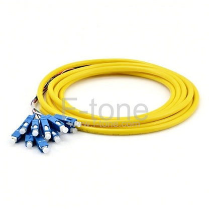 12 fiber 9/125 Single-mode LC/SC/ST/FC Bunch Pigtail