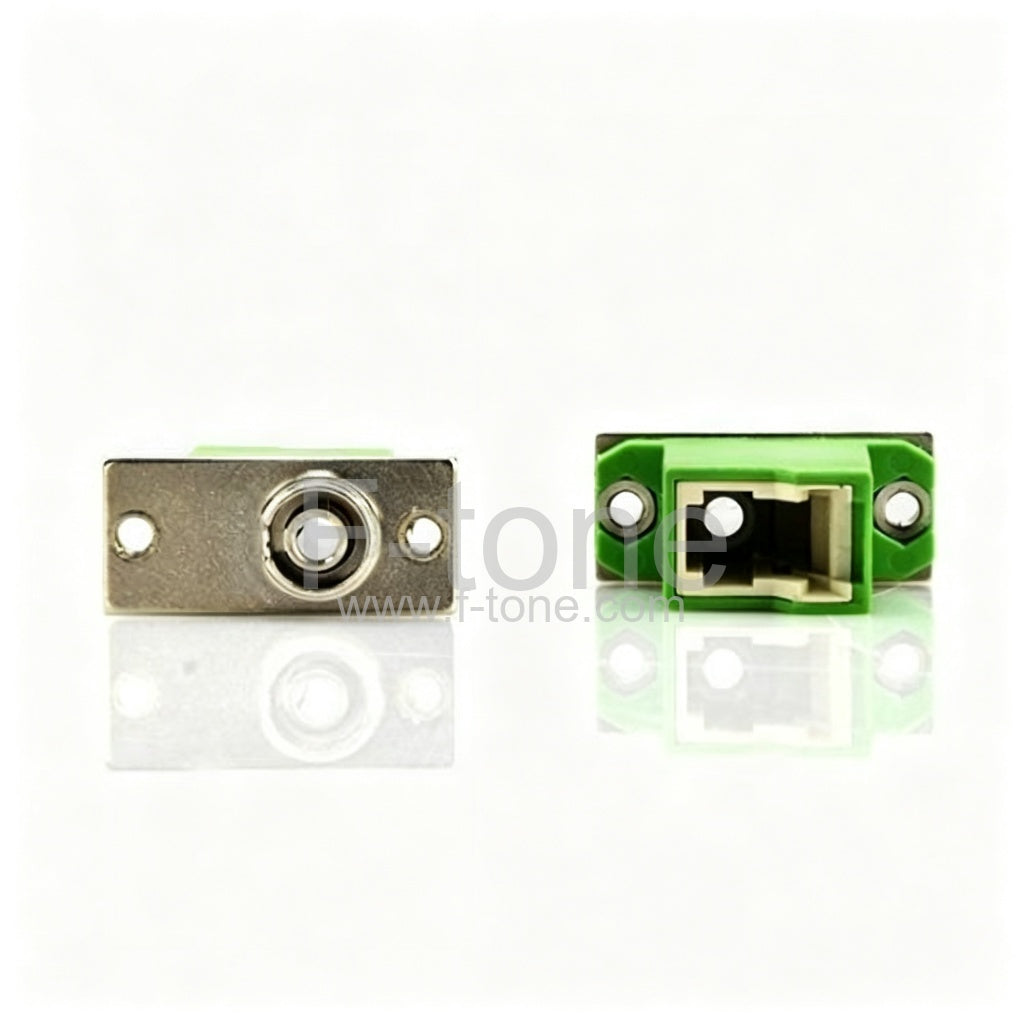 E2000 to E2000 APC Singlemode Plastic E2000 Fiber Adapter