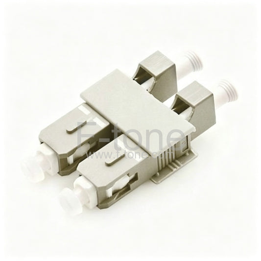 LC/UPC Female to SC/UPC Male Multimode Duplex  Plastic Fiber Adapter Online Sale