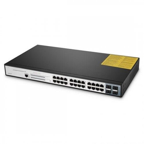 24-Port Gigabit PoE+ Managed Switch with 4 SFP, 400W