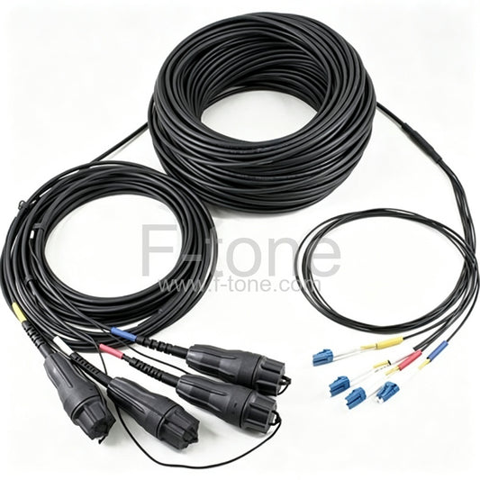 Customized Fullaxs-LC Duplex FTTA Fiber Patch Cable