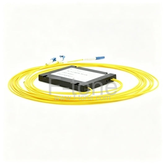 1x2 Fiber PLC Splitter with ABS Box Package