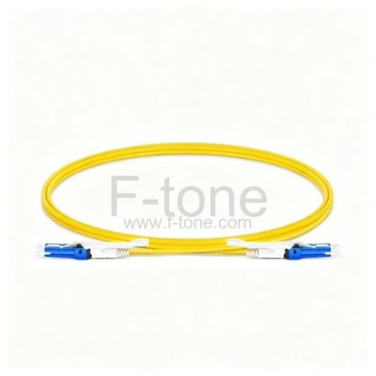 CS UPC to CS UPC Duplex OS2 SingleMode PVC (OFNR) 2.0mm Fiber Optic Patch Cable 1m (3ft)