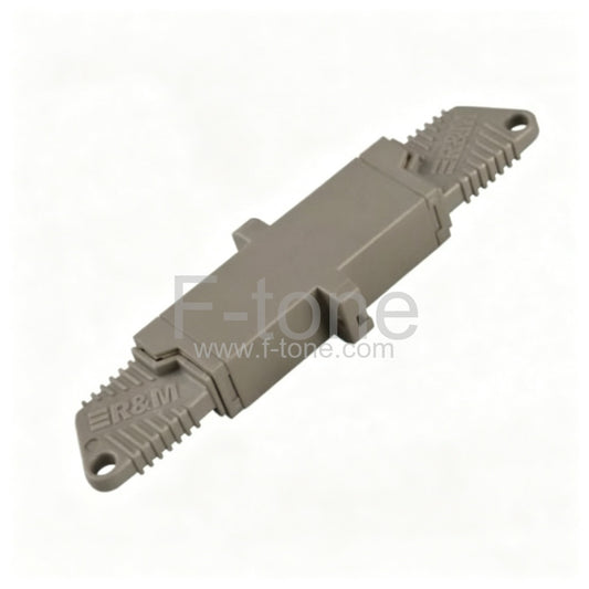 E2000/APC to E2000/APC Multimode Simplex Plastic Fiber Adapter for OM1/OM2/OM3/OM4