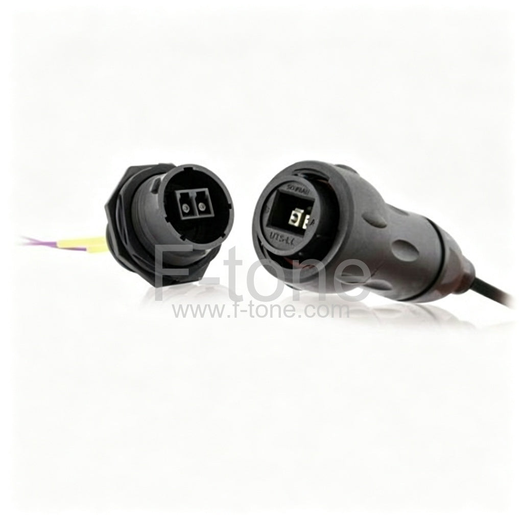 IP67 LC to IP67 LC Duplex Multimode OM3 LSZH Waterproof Fiber Patch Cable