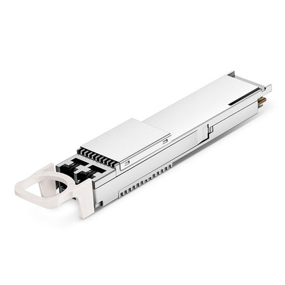 Cisco C13 C14 Compatible 100G DWDM QSFP28 PAM4 80km DOM CS SMF Fiber Transceiver