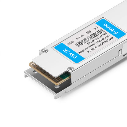 Cisco C13 C14 Compatible 100G DWDM QSFP28 PAM4 80km DOM CS SMF Fiber Transceiver