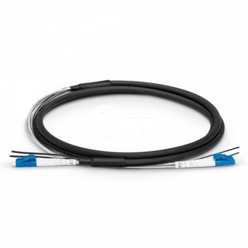 LC to ST Duplex OS2 SingleMode 7.0mm LSZH FTTA Outdoor Fiber Patch Cable