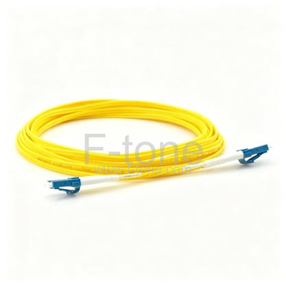 LC UPC to LC UPC Short Boot Duplex OS2 SingleMode Fiber Patch Cable