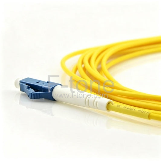 LC UPC to LC UPC Short Boot Simplex OS2 SingleMode Fiber Patch Cable