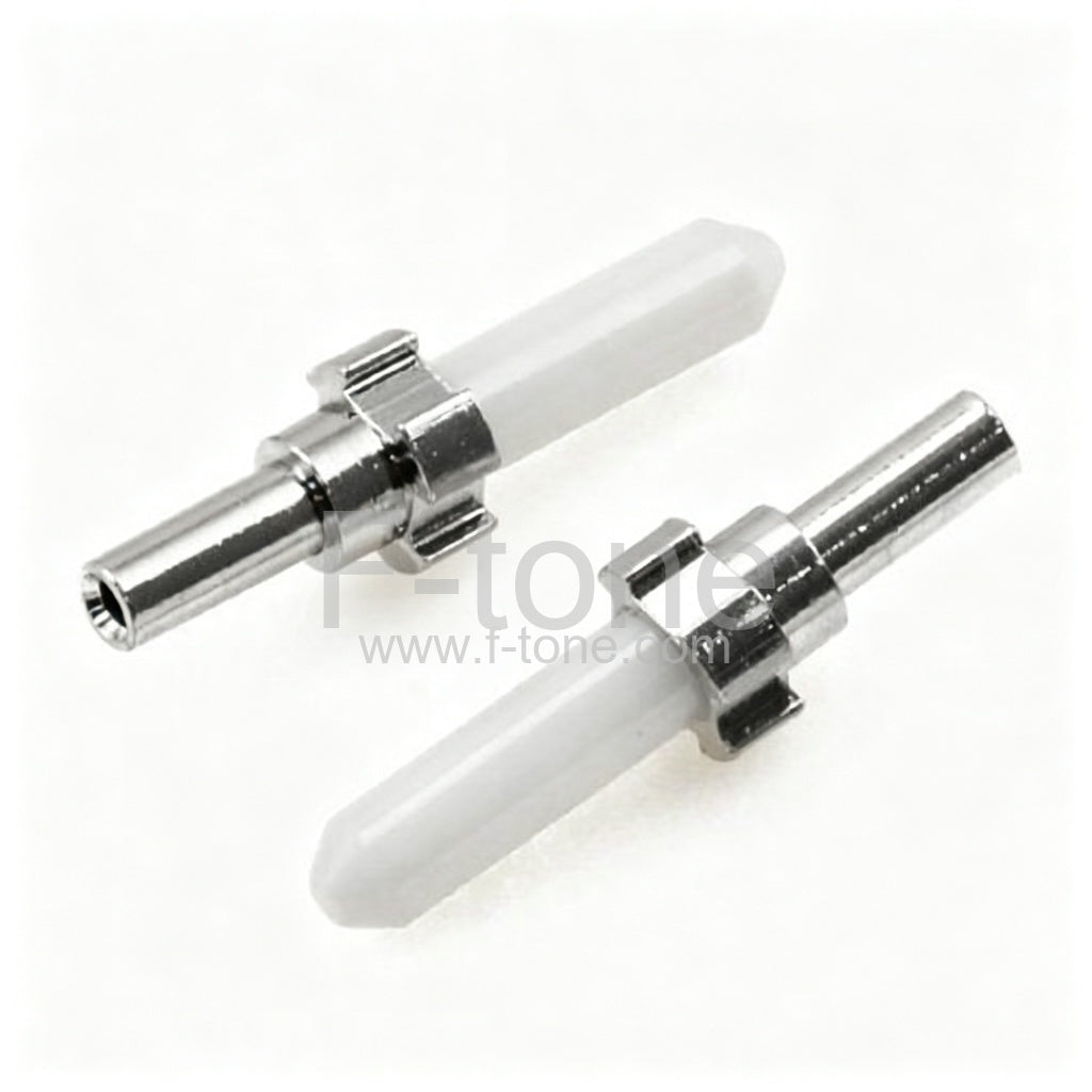 2.5mm OD Single-mode Ceramic Ferrule with flange SC Fiber Connector 0.3um Concentricity