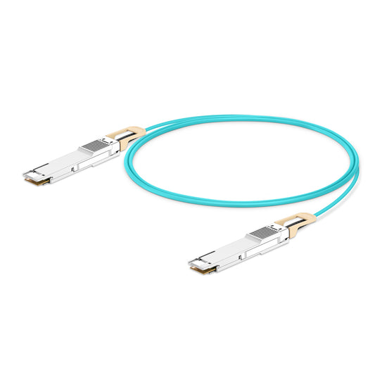 1m (3ft) Generic Compatible 200G QSFP-DD to 2x100G QSFP28 Passive Direct Attach Copper Breakout Cable