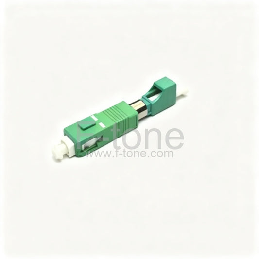 LC APC Female to FC APC Male Singlemode Fiber Optic Adapter