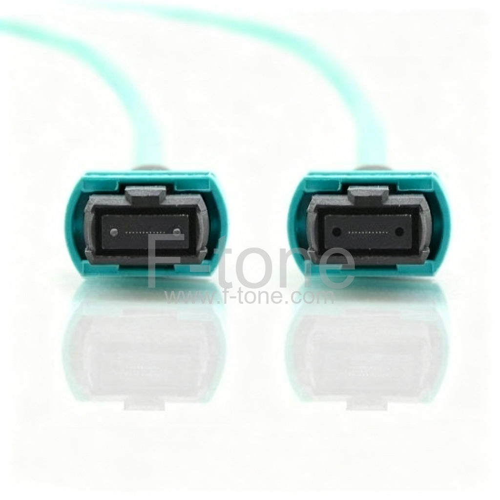 MPO-16 OM3 Multimode MPO Fiber Jumper 3.0mm LSZH 16 Fibers